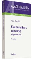 Lehrbuch: Klausurenkurs zum BGB AT