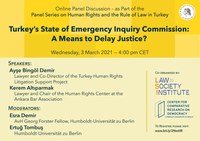 New panel series on Human Rights and the Rule of Law in Turkey